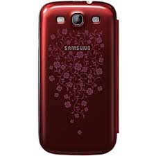 Задняя крышка для Samsung Galaxy S3 mini  i8190/ Lafleur Красный (снятый)