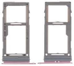SIM лоток (Держатель сим карты) для Samsung Galaxy S9 SM-G960/S9 Plus SM-G966 Розовый (снятый)