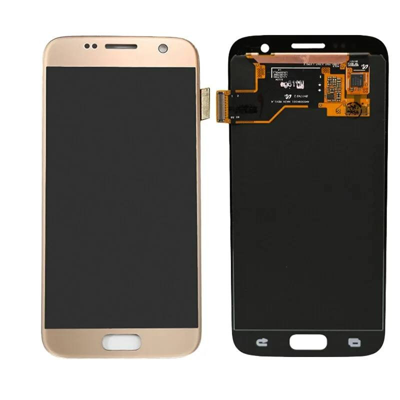Дисплей для Samsung Galaxy S7 SM-G930 Золотой Оригинал (переклеенный)